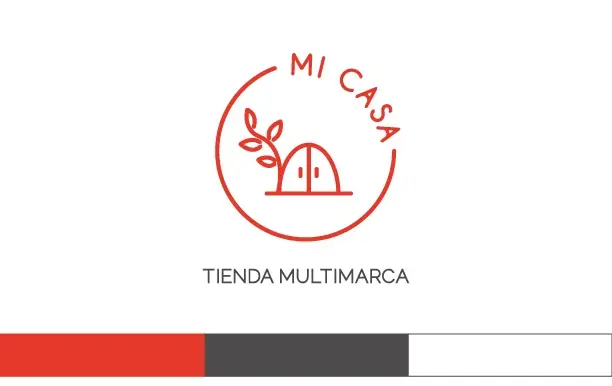 Logo y paleta de color de MI CASA, Tienda Multimarca