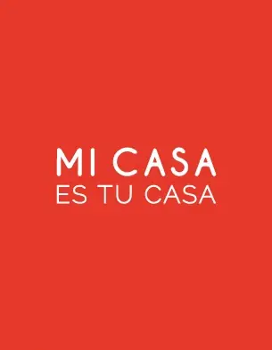 Eslogan de MI CASA con su paleta de color