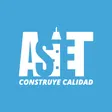 Logo de ASIET Construye Calidad, rebranding de Alejandro S.